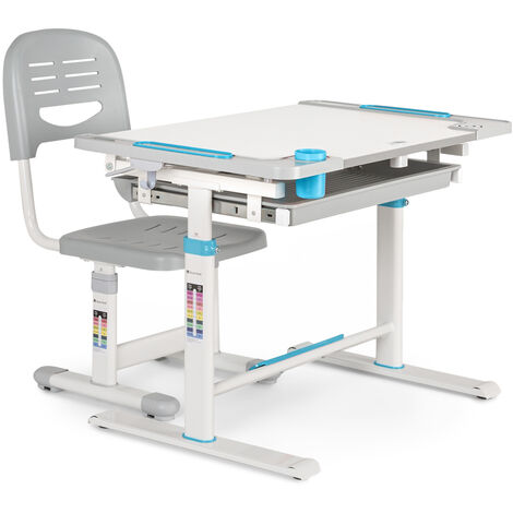 Bureau Enfant 6 Pièces Avec Table à Manger Et Poches Latérales – Coloris Multicolore