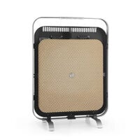 Klarstein Radiateur Infrarouge, Chauffage Infrarouge 1300W, Chauffage Portable en Aluminium, Chauffage d'Appoint avec Marbre de Rétention de Chaleur, Thermostat, Antigel, Faible Conso d'Énergie