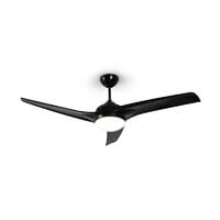 Ventilateur de plafond à LED avec lampe, feuille d'argent, D 106,6 cm HARVEY Ventilateur de plafond à LED avec lampe, feuille d'argent, D 106,6 cm HARVEY