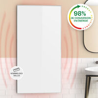 Klarstein – Radiateur infrarouge mural 720W – Panneau chauffant extra plat – Protection IP54 – Silencieux et sans CO2 – Économie d'énergie