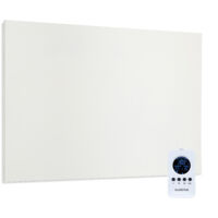 Klarstein – Radiateur infrarouge mural 580W – Panneau chauffant extra plat pour salle de bain – Protection IP54 – Économie d'énergie