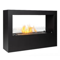 Blumfeldt Cheminee Bioetanol, Cheminée Bioéthanol pour l'Intérieur et l'Exterieur, Cheminée au Bioéthanol avec une Durée de Combustion de 6 Heures, Inodore et Sans Fumée, Cheminee Ethanol Portable
