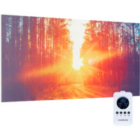 Klarstein Radiateur Infrarouge Mural, Chauffage Infrarouge 720W, Panneau Chauffant Infrarouge Puissant, Radiateur Electrique Extra Plat, Salle de Bain, Sans CO2, Faible Consommation d'Energie