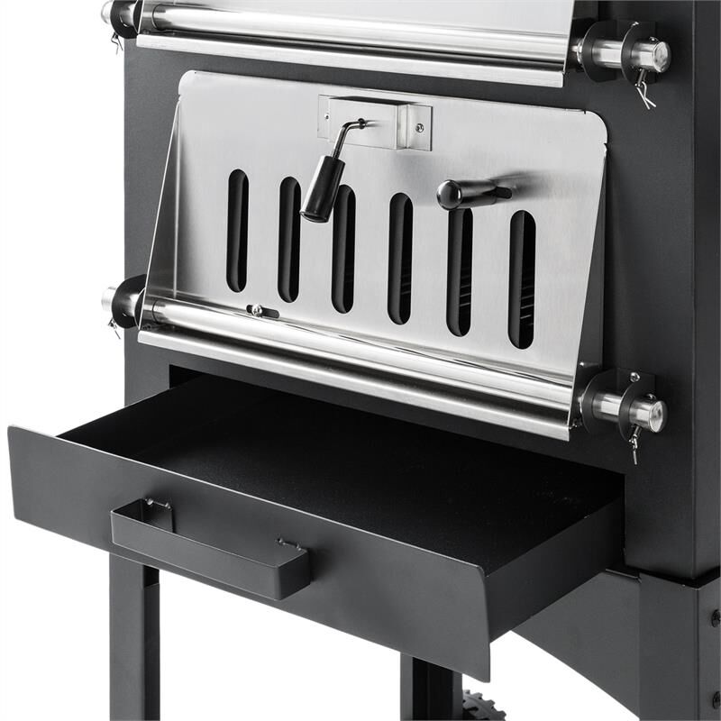 Pizzaiolo Perfetto Forno Per Pizza 35x35cm Pietra Refrattaria 1,2mm Acciaio  Portatile