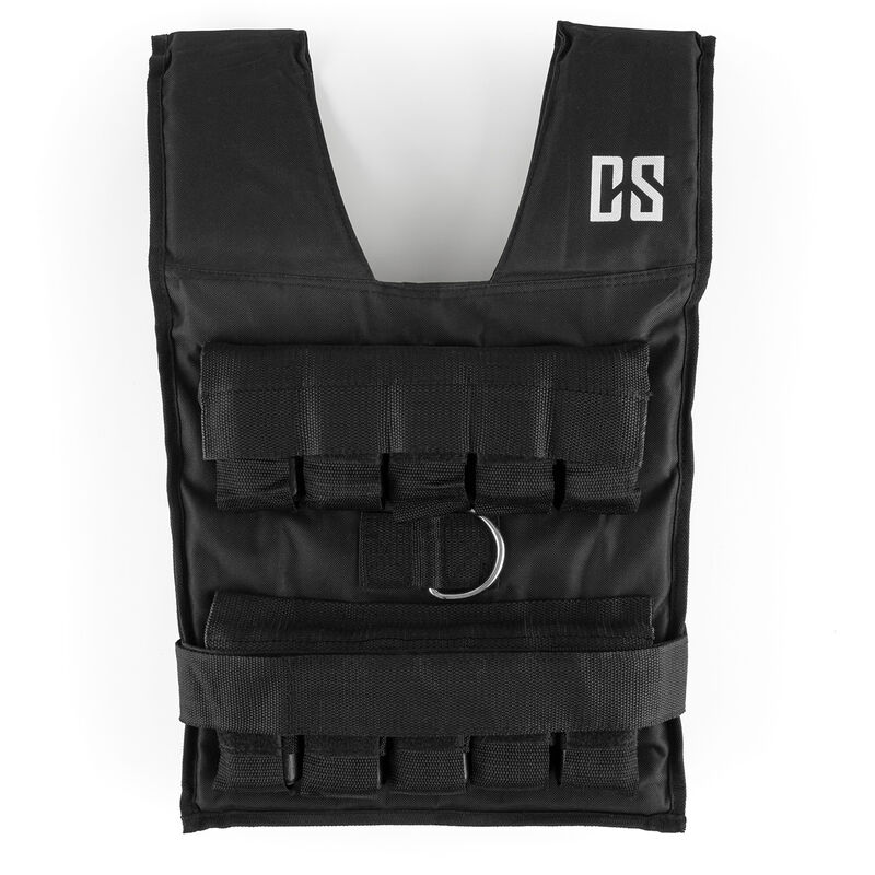 Monstervest Gilet con Pesi in metallo da 20 kg Nero