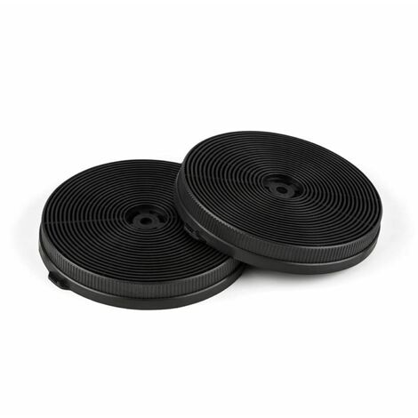 Klarstein filtro a carboni attivi per cappe aspiranti 2 filtri ricircolo Ø18,5 cm