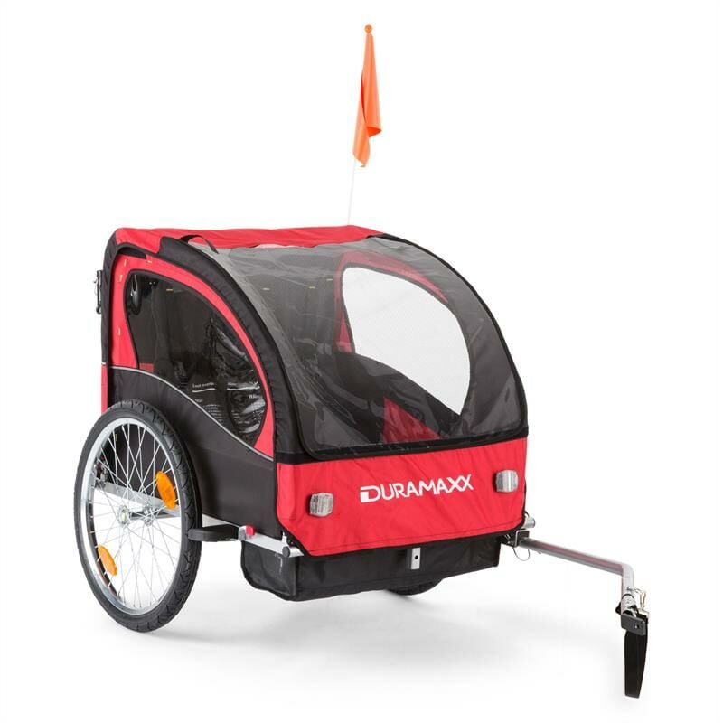 DURAMAXX Trailer Swift Remolque bicicleta infantil Remolque infantil2 asientos