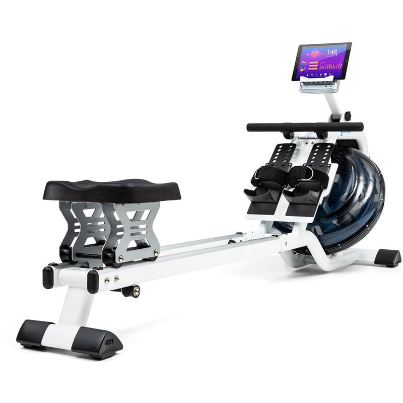 Capital Sports Flow M2 Remo de agua con ordenador de entrenamiento y hasta 150 kg de capacidad