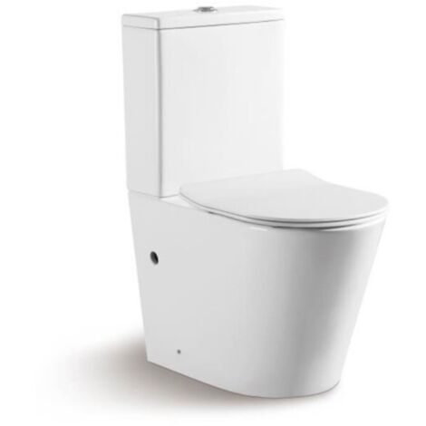 NOVOBATH VENETO Inodoro Rimless Completo Compacto Blanco - ref: PACKWC-VENETO
