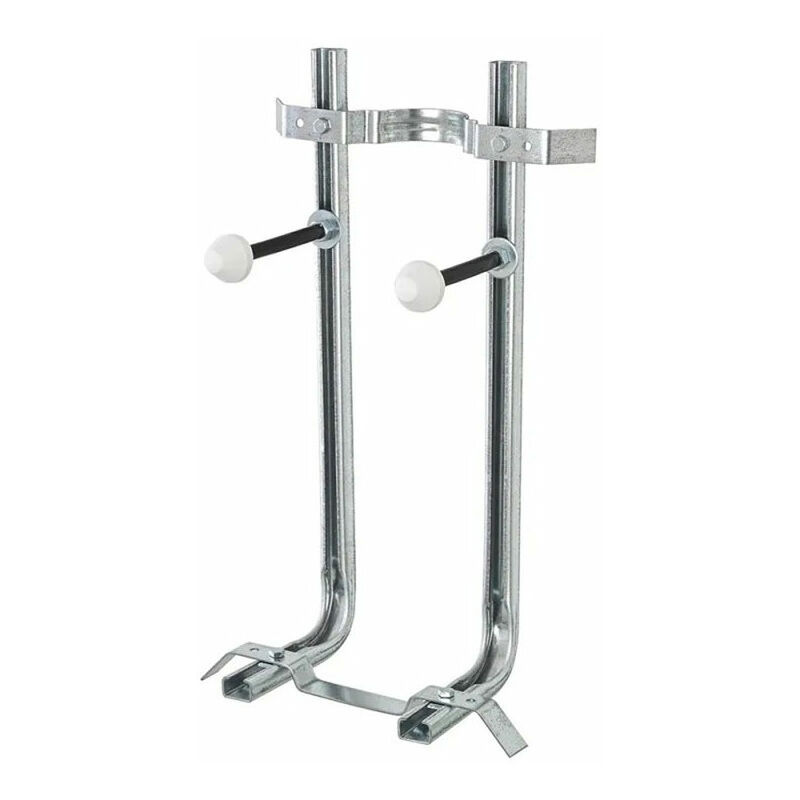 Staffa Universale Carico 180 Kg 2 Staffe Gancio Per Scala A Parete - Foto 4