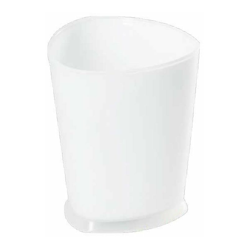 Porta Spazzolini In Plastica A Forma Di Dente – 4 Scomparti, Bianco, Design Semplice E Igienico