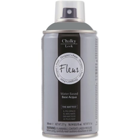 Fleur Chalky Look Spray Colore Opaco Gessoso Shabby per Legno Metallo Muro - Colore: Smoky