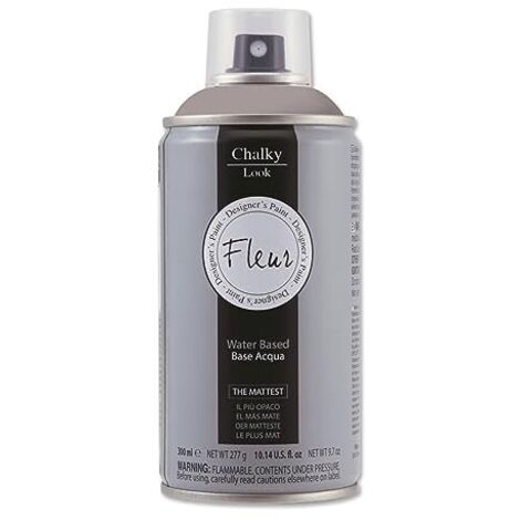 Fleur Chalky Look Spray Colore Opaco Gessoso Shabby per Legno Metallo Muro - Colore: Indian Elephant