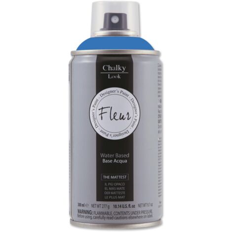 Fleur Chalky Look Spray Colore Opaco Gessoso Shabby per Legno Metallo Muro - Colore: Primary Cyan (1/5)