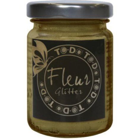 Glitter in Polvere Fleur per Pittura Vernici Decorazioni 90 gr - Colore: Champagne