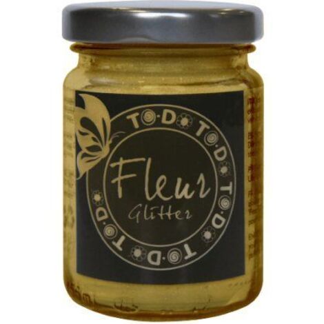Glitter in Polvere Fleur per Pittura Vernici Decorazioni 90 gr - Colore: Royal Gold