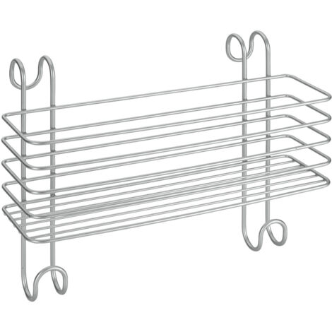 Cestello con Ganci da Bagno da Appendere Box Doccia Radiatore Metaltex