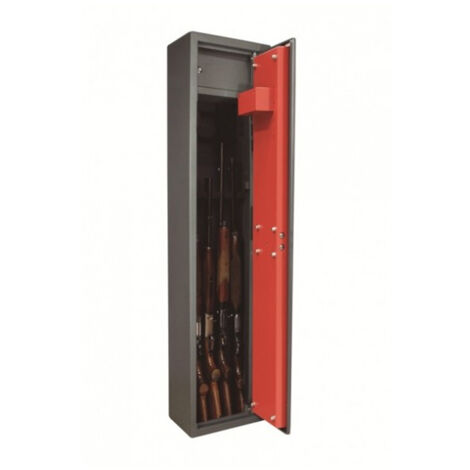 ARREGUI Domus ARM050335 Armadio Portafucili a 5 posti con tesoretto interno, serratura a chiave