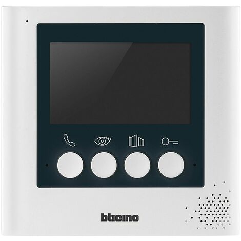 BTicino 332253 Display Aggiuntivo 4.3 Pollici a colori Kit Videocitofono 2 Fili