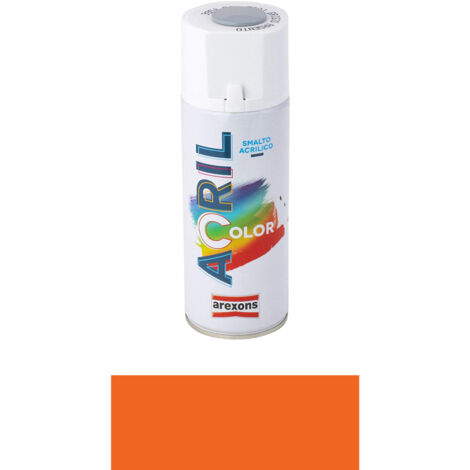 Bomboletta spray smalto acrilico acrilcolor 3941 arancio puro ral 2004 arexons
