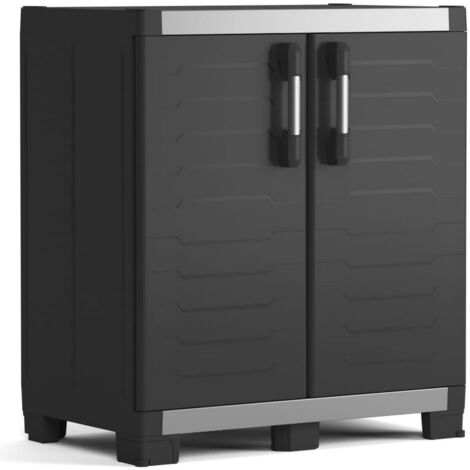 Armadio porta utensili Garage XL Keter Basso Ripiani rinforzati 1 mt