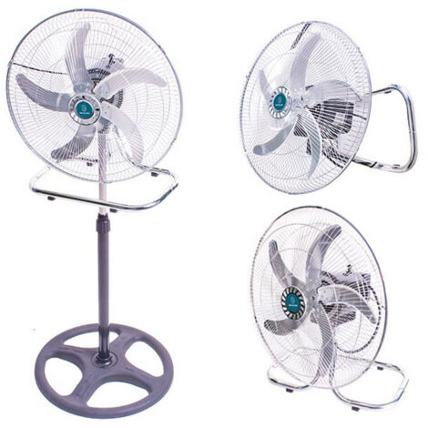 Ventilatore a Piantana 3 in 1 in Acciaio 65 W