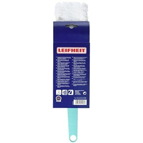Leifheit Pulisciradiatore Turchese - Spazzola Microfibra Per Pulizia Radiatori 38,5 Cm - Foto 3