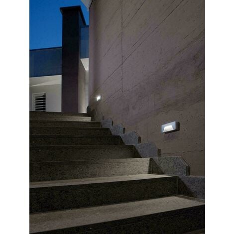 Applique Segnapasso Led Plafoniera Parete Rettangolare Esterno 3 W Trend Sovil