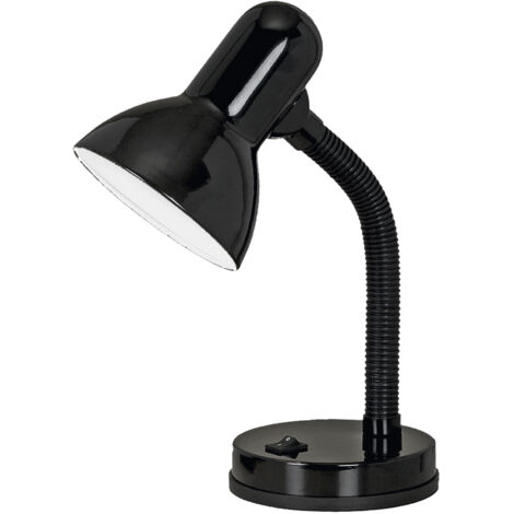 Lampada Scrivania Tavolo Ufficio Ragazzi Lettura Braccio Orientabile Basic EGLO - Colore Lampada: Nero (1/4)