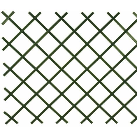 TRALICCIO ESTENSIBILE IN PVC COLORE VERDE M 2,00 X 1,00
