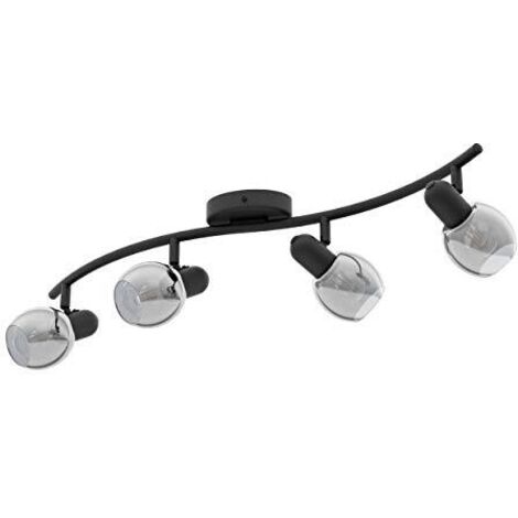 Lampada da Soffitto su Barra Binario Faretti E14 4 Luci Lampadario Pollica EGLO (1/4)