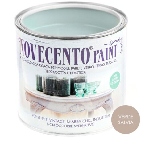 PITTURA NOVECENTO PAINT DA ML.500 - VERDE SALVIA