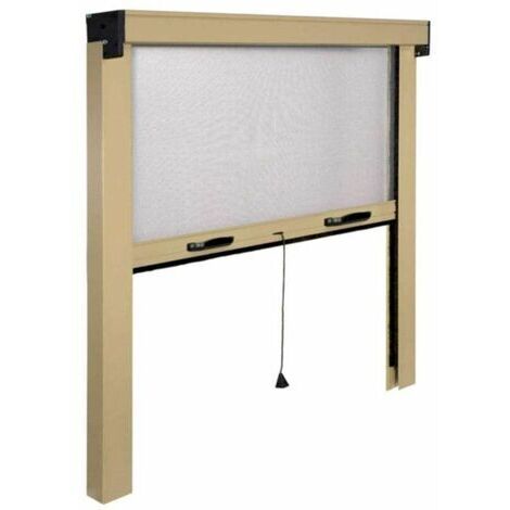 ZANZARIERA VERTICALE IN KIT col. Bronzo cm.160x170