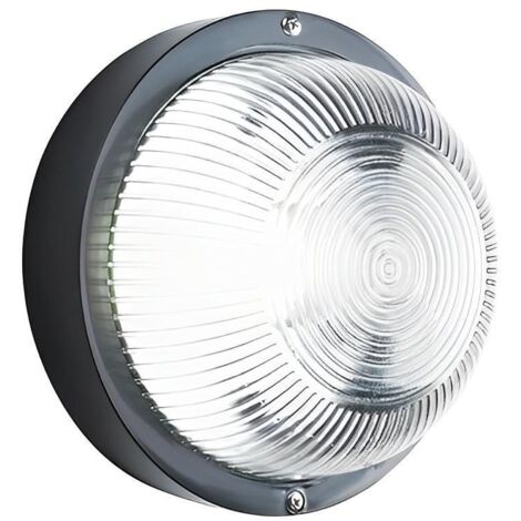 Sovil tartaruga in termoplastica 40w attacco e27 tonda nera 47/06