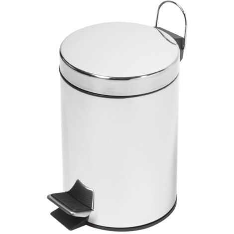 Cestino Rifiuti Gettacarte con Pedale Pattumiera Inox One Hotellerie Metaform - Formato: 3 L (1/3)