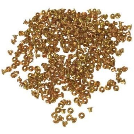 Occhioli Vela Ottonati per Pinza Occhiellatrice Ø4,5 Set 400 Pz