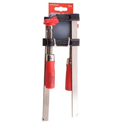 Strettoio Morsetto da Falegname con Piastre in Ghisa 50 x 100 200 300 mm 2Pz - Formato: 50 x 200 mm
