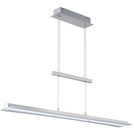 Sospensione Led Dimmer Touch 18W Altezza Regolabile Acciaio Smash GD Trio (1/5)