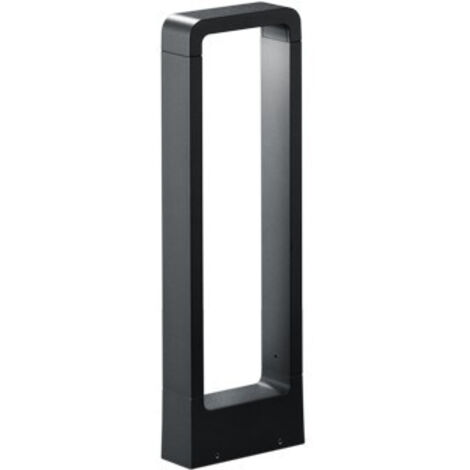 Lampione Esterno Giardino Led Palo Rettangolare Antracite H 50 Reno GD Trio (1/3)