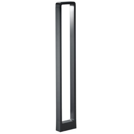 Lampione Esterno Giardino Led Palo Rettangolare Antracite H 100 Reno GD Trio (1/3)