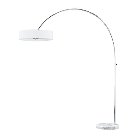 Piantana Serena – Lampada da terra moderna total white