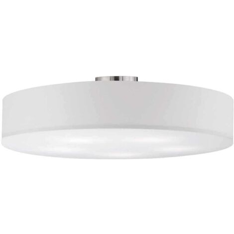 Plafoniera Soffitto Interno Tonda 10W 5 Luci Diffusore Tessuto Bianco GD Trio (1/4)