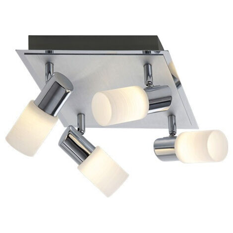 Plafoniera 4 Luci Spots Led Interno 4 W Interno Clapton GD Trio (1/3)