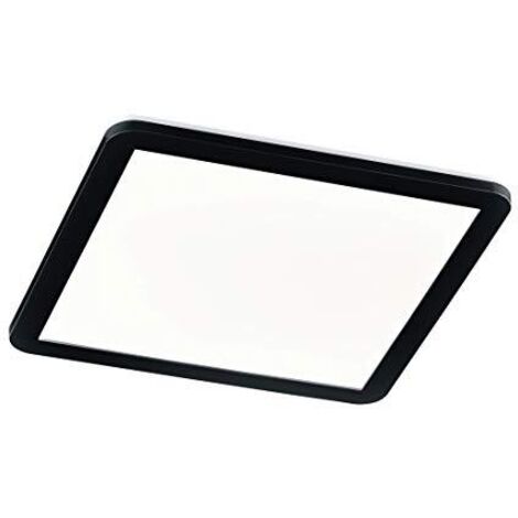 Plafoniera Led Interno Moderna Dimmer Quadrata Nero Camillus GD Trio (1/4)