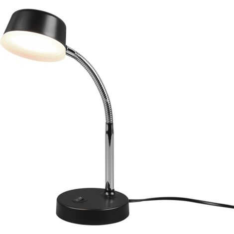 Lampada da Studio Scrivania Moderna Led 4,5 W Nera Flessibile Kiko GD Trio