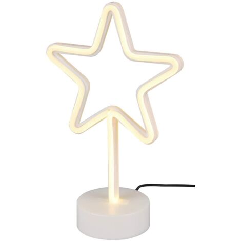 Lampada Tavolo Scrivania Stella Led 1.8W Giallo H 30 cm Star GD Trio (1/4)