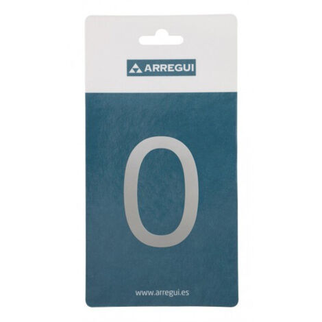 Numeri Civici Lettere Esterno in Rilievo Targhette Acciaio Inox Moderno Adesivi - Numero: 9 (1/2)