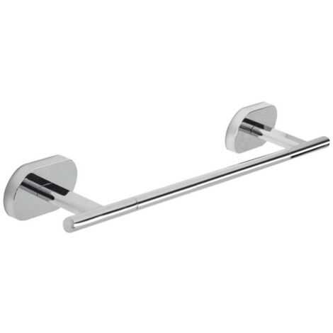 Porta Asciugamani Bagno a Parete Muro Barra Acciaio Cromo Louise - Formato: 50