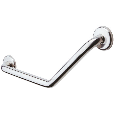 Maniglione Bagno di Sicurezza a 45° Angolare in Acciaio Inox Safe Medium