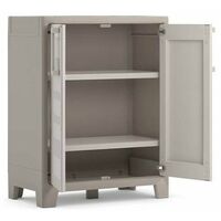 Armadio Basso da Esterno o interno Kis Gulliver cm 44 x 80 x 100 2 Ripiani